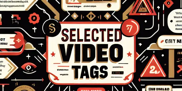 Infographic showcasing popular adult video tags with engaging visuals and tips for content optimization.
